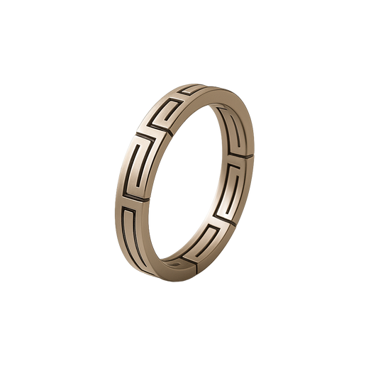 Athenian Geometric Minimalist Ring